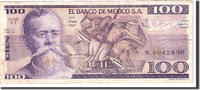 Mexique 100 Pesos Billet, 1981-09-03, KM:74b -