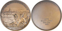 France Médaille Louis XIV, Strasbourg, Rottiers, Refrappe, Bronze -