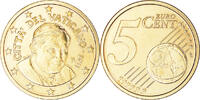 Vatican 5 Euro Cent Rome, Doré, Cuivre plaqué acier -