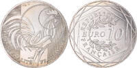 France 10 Euro Coq, Argent, Gadoury:EU797 -