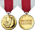 Pologne Médaille Mérite pour la Défense Nationale, Classe Or, Non circulé -