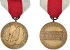 Pologne Médaille Mérite pour la Défense Nationale, Classe Bronze, Non -