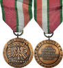 Pologne Médaille Maintien de la Paix, WAR, Non circulé, Bronze -