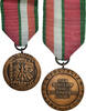 Pologne Médaille Maintien de la Paix, WAR, Non circulé, Bronze -