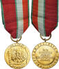 Pologne Médaille Maintien de la Paix, WAR, Non circulé, Gilt -