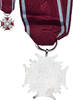 Pologne Médaille Croix du Mérite pour Bravoure, Non circulé, Argent, 42 -