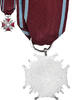 Pologne Médaille Croix du Mérite pour Bravoure, Non circulé, Argent, 42 -