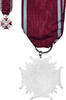 Pologne Médaille Croix du Mérite pour Bravoure, Non circulé, Argent, 42 -