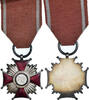 Pologne Médaille Croix du Mérite pour Bravoure, Excellent Quality, Argent -