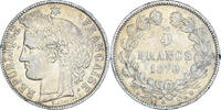 France 5 Francs Monnaie, Cérès, Bordeaux, Argent, Gadoury:742 -