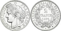 France 2 Francs Monnaie, Cérès, Paris, Argent, Gadoury:530 -
