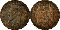 France 2 Centimes Monnaie, Napoleon III, Napoléon III, Strasbourg -
