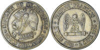 France 5 Centimes Monnaie, Napoleon III, Paris, Satirique, Laiton -