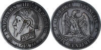 France 10 Centimes Monnaie, Napoléon III, Paris, Satirique -