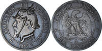 France 10 Centimes Monnaie, Napoléon III, Paris, Satirique -