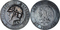 France 10 Centimes Monnaie, Napoléon III, Rouen, Satirique -