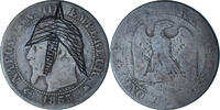 France 5 Centimes Monnaie, Napoleon III, Strasbourg, Satirique -