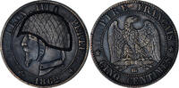France 5 Centimes Monnaie, Napoleon III, Strasbourg, Satirique -