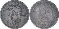 France 10 Centimes Monnaie, Napoleon III, Paris, Satirique -