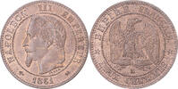 France 2 Centimes Monnaie, Napoleon III, Napoléon III, Bordeaux -