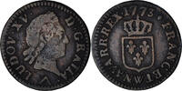 France Liard Monnaie, Louis XV, Liard à la vieille tête, Lille -