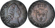 France 1/2 Sol d'Aix Monnaie, Louis XV, Aix, Cuivre, Gadoury:274 -