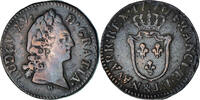 France 1/2 Sol d'Aix Monnaie, Louis XV, Aix, Cuivre, Gadoury:274 -