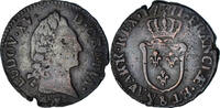 France 1/2 Sol d'Aix Monnaie, Louis XV, Aix, Cuivre, Gadoury:274 -