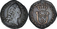 France 1/2 Sol d'Aix Monnaie, Louis XV, Aix, Cuivre, Gadoury:274 -