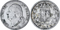 France 5 Francs Monnaie, Louis XVIII, Toulouse, Argent -