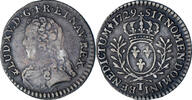 France 1/20 Ecu Monnaie, Louis XV, Nantes, Argent, Gadoury:283 -
