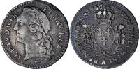 France 1/20 Écu au bandeau Monnaie, Louis XV, Paris, Argent -