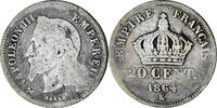 France 20 Centimes Monnaie, Napoleon III, Napoléon III, Bordeaux, B -