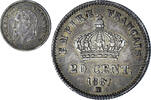 France 20 Centimes Monnaie, Napoleon III, Napoléon III, Strasbourg -