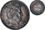 France 25 Centimes Monnaie, Louis-Philippe, Rouen, Argent -