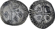 France Karolus or Dizain Monnaie, Charles VIII, Tournai, Billon -