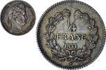 France 1/4 Franc Monnaie, Louis-Philippe, Lille, Argent -