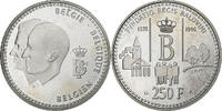 Belgique 250 Francs, 250 Frank Argent, KM:202 -