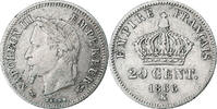 France 20 Centimes Monnaie, Napoleon III, Napoléon III, Bordeaux -