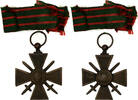 France Medaille Croix de Guerre, Good Quality, Bronze, 38 -