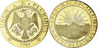 États-Unis Medaille Copy Brasher Doubloon, Copper Gilt -