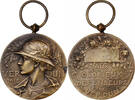 France Medaille Verdun , On ne passe pas, WAR, Très bon état, Bronze -
