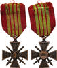 France Medaille Croix de Guerre, Très bon état, Bronze, 36 -