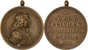 Hongrie Médaille Rakoczi, a Magyar Felvidek Felsza Badulasanak, Bronze -