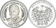 Allemagne Médaille Bundespräsident Richard von Weizsäcker, Argent -
