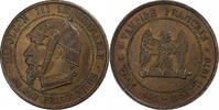 France 5 Centimes Napoléon III, Paris, Satirique, Bronze -