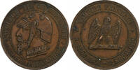 France 5 Centimes Napoléon III, Paris, Satirique, Bronze -
