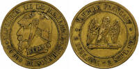 France 5 Centimes Napoléon III, Paris, Satirique, Bronze -