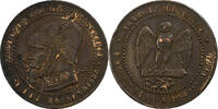 France 5 Centimes Napoléon III, Paris, Satirique, Bronze -