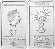 Îles Salomon Dollar FIFA World Cup Russia, BE, Argent -